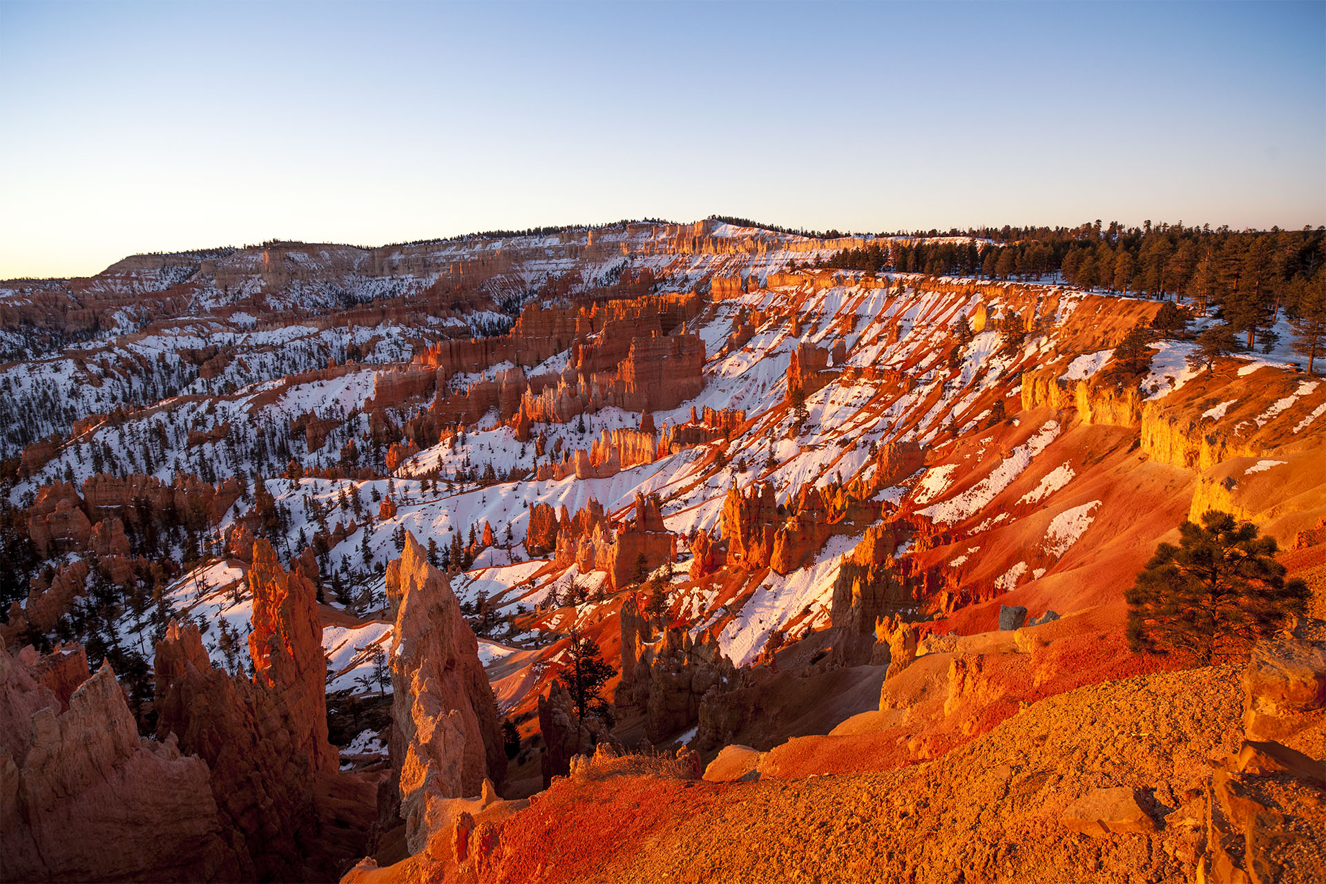 Bryce Canyon in winter 冬季布莱斯